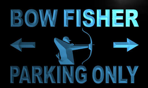 Bow Fisher Parking Only Neon Light Sign
